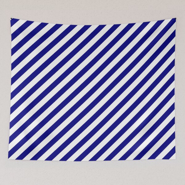 Item preview, Navy- white stripes designed and sold by MZ-Art.