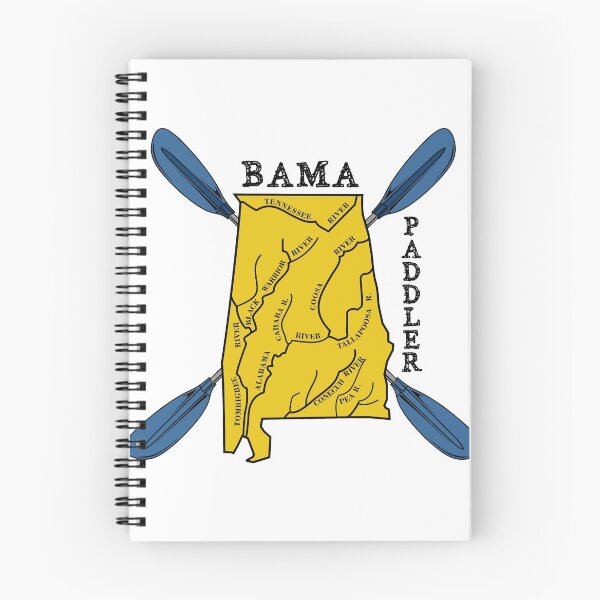 Item preview, Blue Word Framed Bama Paddler | Alabama Paddler | Alabama Kayak | Paddling Alabama | Kayak Merch designed and sold by Stuckonpaddling.