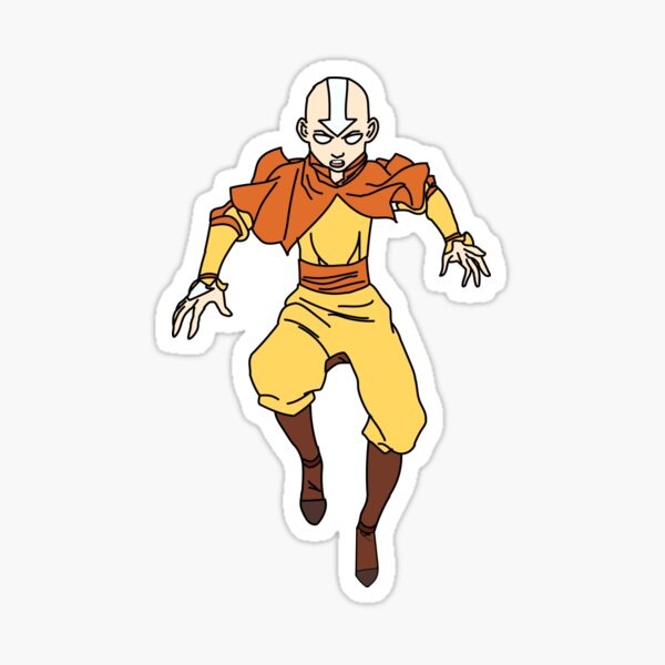 Avatar The Last Airbender, Aang' Sticker