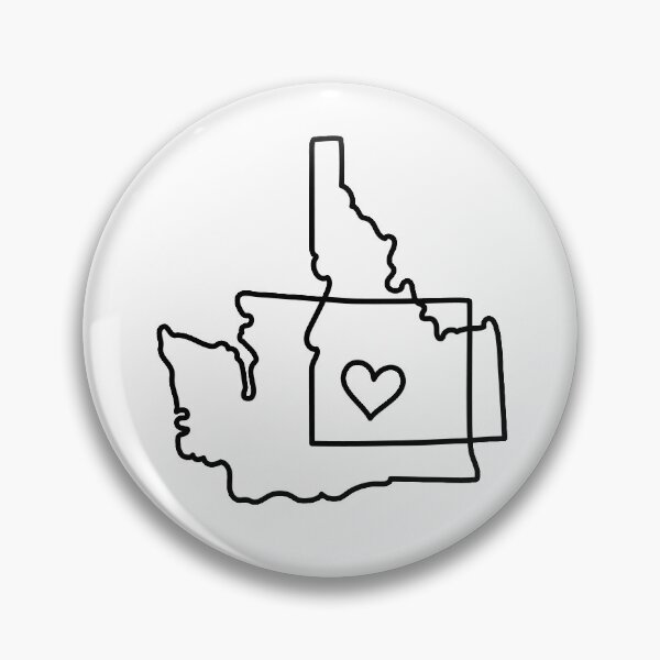 Artikelvorschau, Ich liebe Washington und Idaho entworfen und verkauft von aheartin2places.