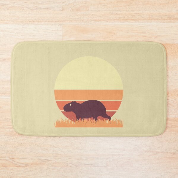 Item preview, Retro Capybara Sunset Vintage Sunrise designed and sold by GriffsGraphix.
