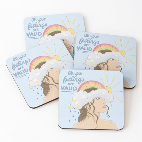 Item preview, All Your Feelings Are Valid designed and sold by ColorMeHappii.