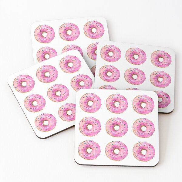Item preview, Pink donut designed and sold by ThreeDotsDesign.