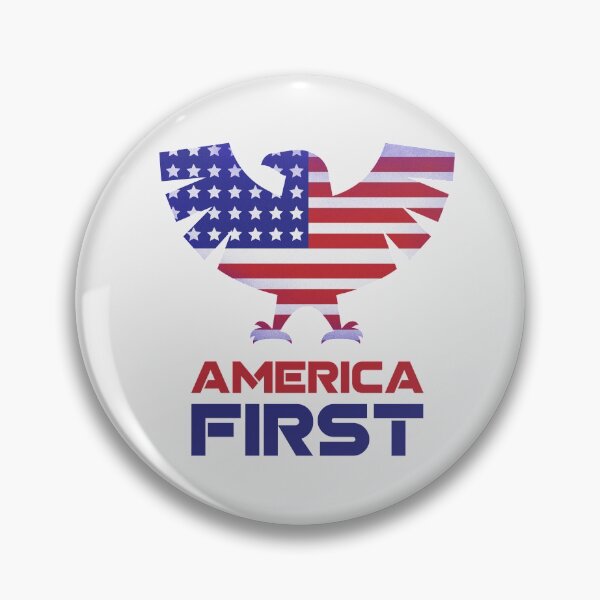 Item preview, America First Eagle patriotic designed and sold by DesignTribe.