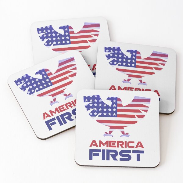 Item preview, America First Eagle patriotic designed and sold by DesignTribe.