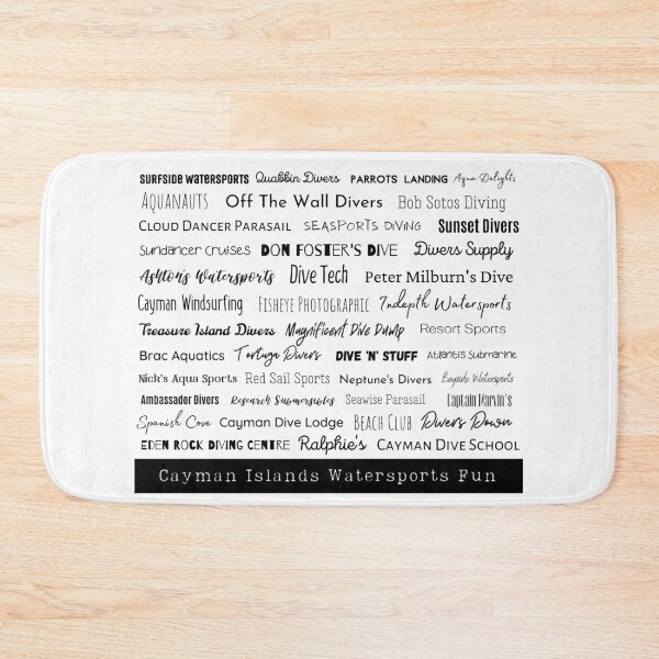 Item preview, Cayman Islands Watersports Fun Black text designed and sold by aliveinmiddle.