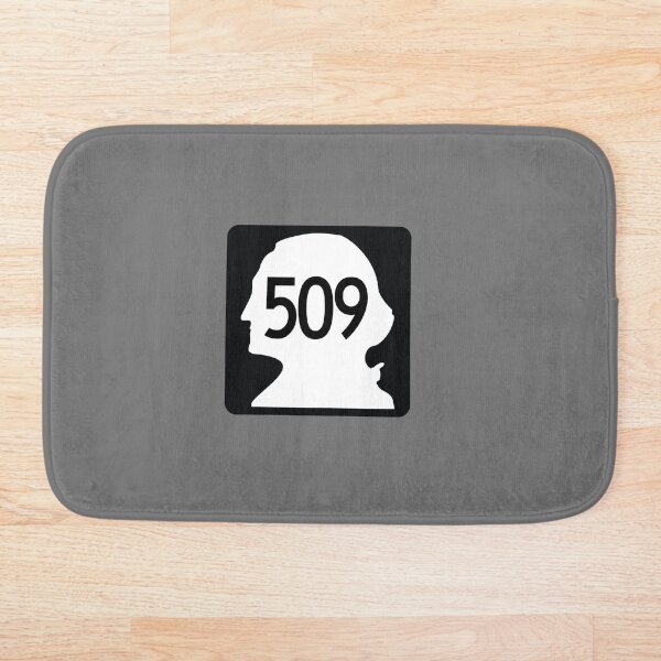 Washington State Route 509 (Area Code 509) Bath Mat
