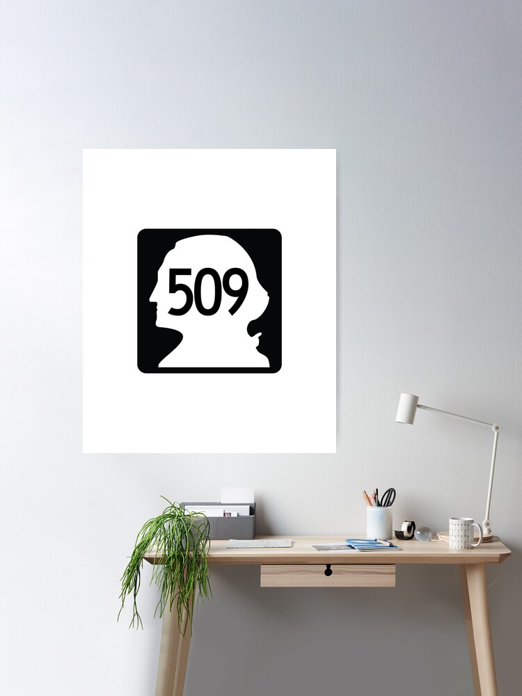 Washington State Route 509 (Area Code 509) | Poster