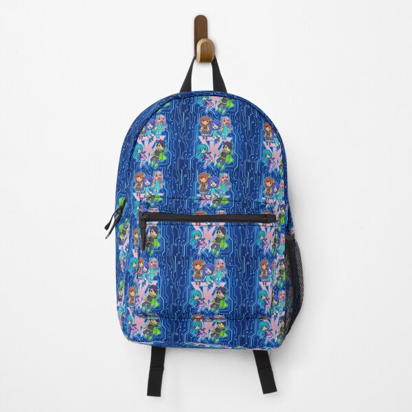 Golden Glare Backpacks Redbubble - blue white and grey confetti particles roblox