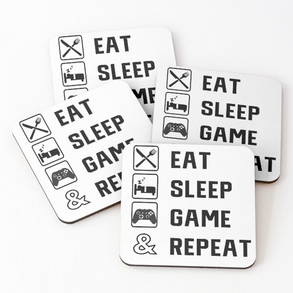 Item preview, Eat Sleep Game Repeat designed and sold by RoryHMc.