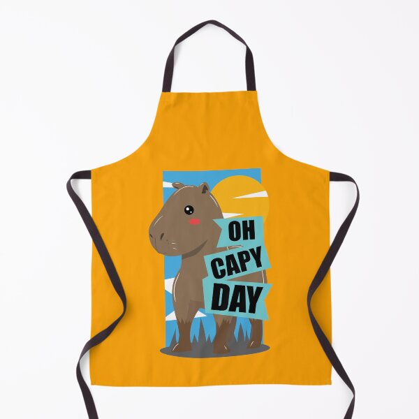 Item preview, Oh Capy Day Happy Capybara Animal Motiviation designed and sold by GriffsGraphix.