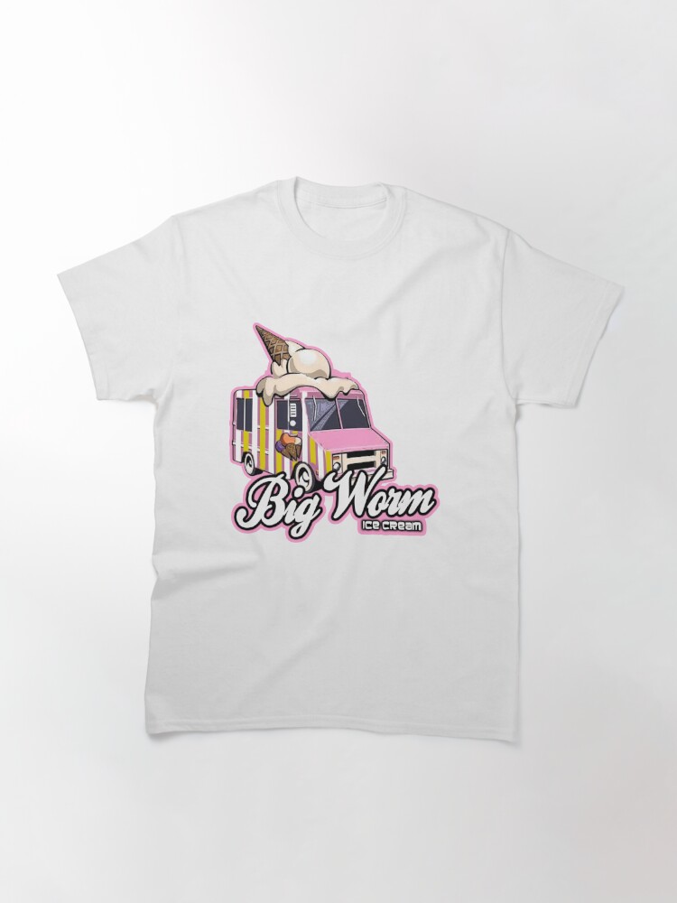 big worm ice cream shirt