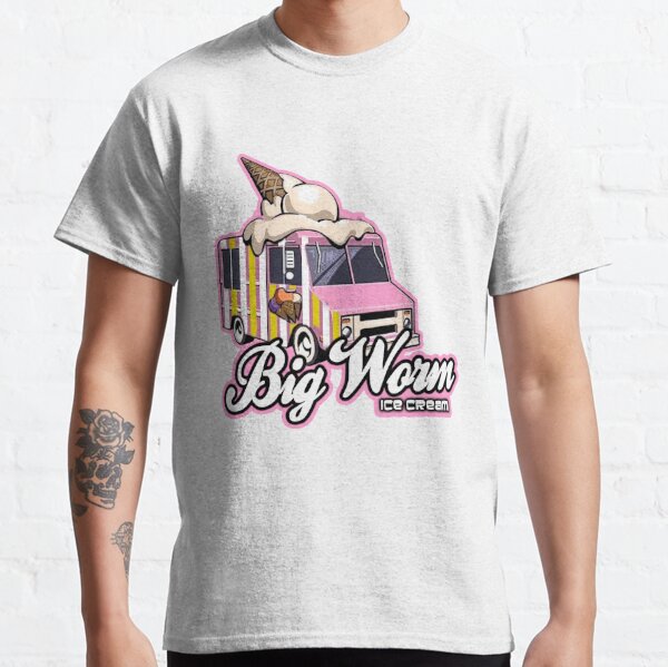 big worm ice cream shirt