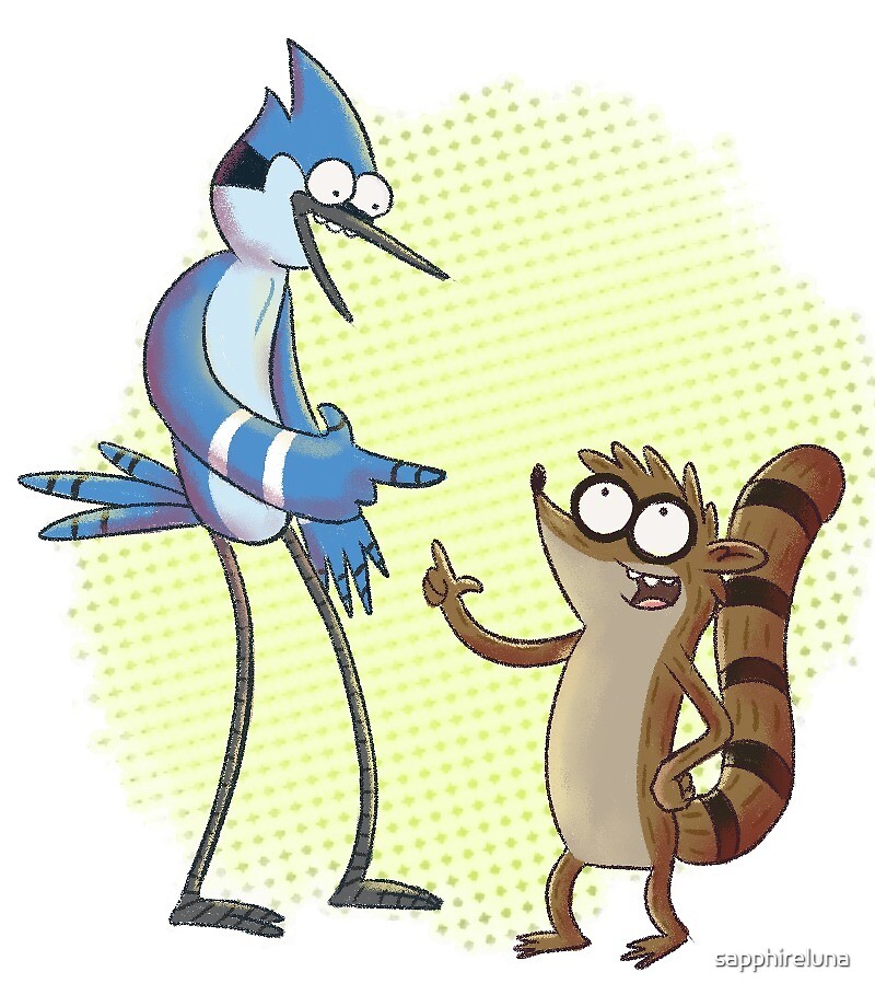 Mordecai Rigby By Sapphireluna Redbubble