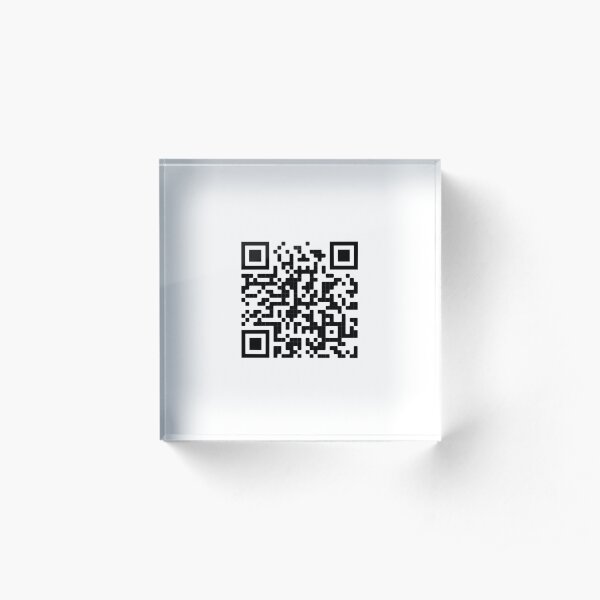 tom holland lip sync battle QR code Acrylic Block