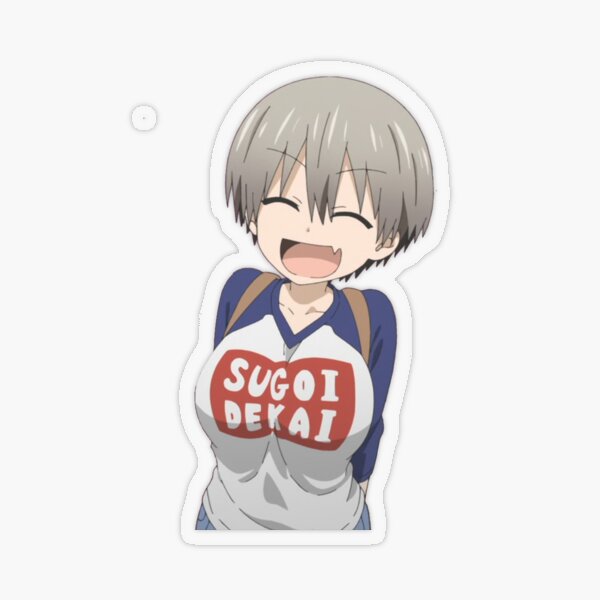 Uzaki cute Transparent Sticker