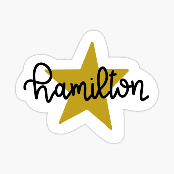 Item preview, Hamilton designed and sold by Sun and Dandelion.