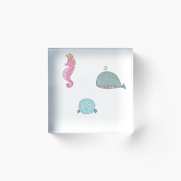 Item preview, Assorted Fish Stickers designed and sold by Abbygcarter.