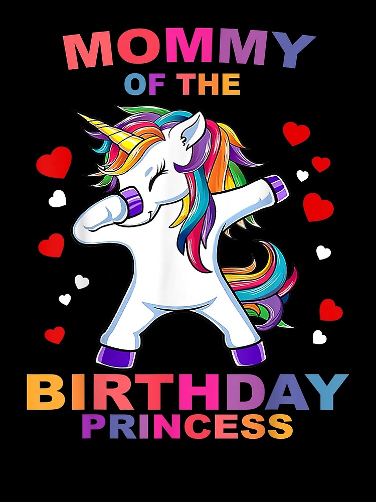mom of the birthday girl unicorn