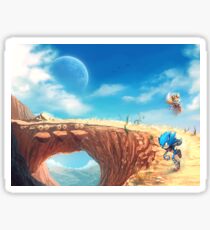 Sonic the Hedgehog Fan Art - Boom Sonic & Tails Sticker