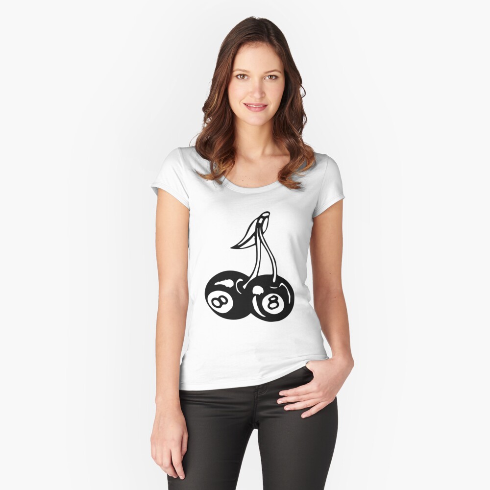 Item preview, Fitted Scoop T-Shirt designed and sold by cloudvity.