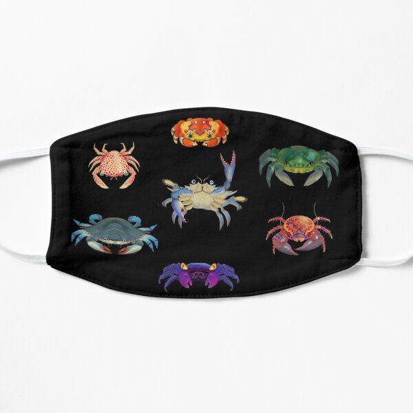 Crabs Crabs Crabs Flat Mask