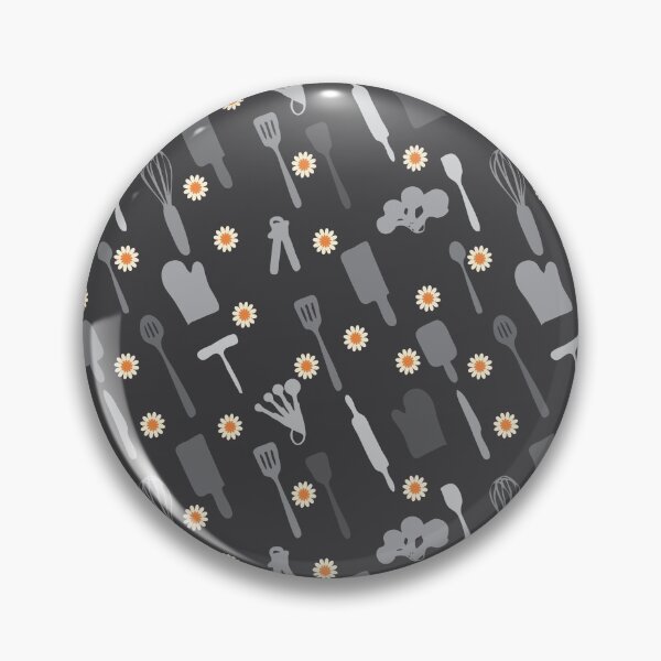 Item preview, In The Kitchen — Grey with Daisies designed and sold by DenAlex.