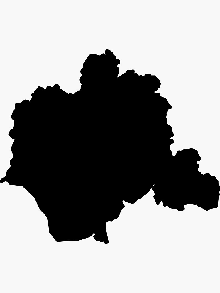 Kontur des Kreises Lippe, ausgefüllt von flomei242