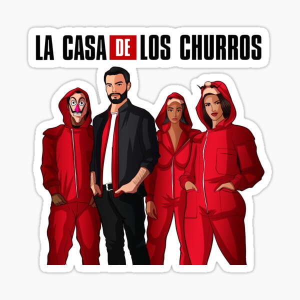 La Casa De Los Churros Sticker