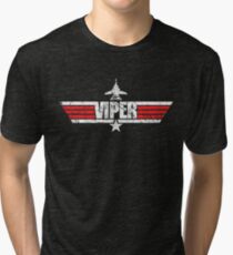 Custom Top Gun Style - Viper Tri-blend T-Shirt