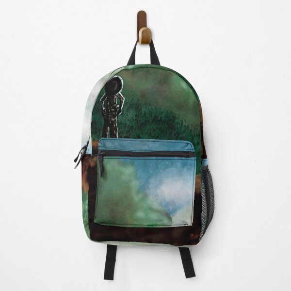 Item preview, Wanderer gazing out into the distance landscape by Justin Cobb designed and sold by Justin Cobb.