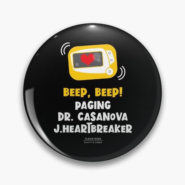 Item preview, Doctor Casanova Pager - Schitt's Creek Quote designed and sold by VicEllisArt.