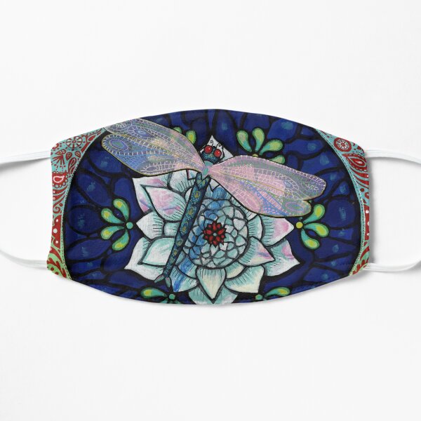 Dragonfly Mandala 2 Flat Mask