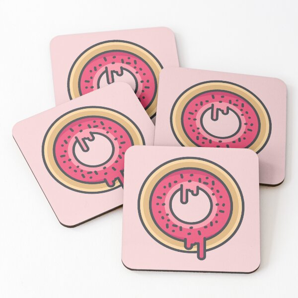 Item preview, Pink simple dripping donut designed and sold by Maria Simone.