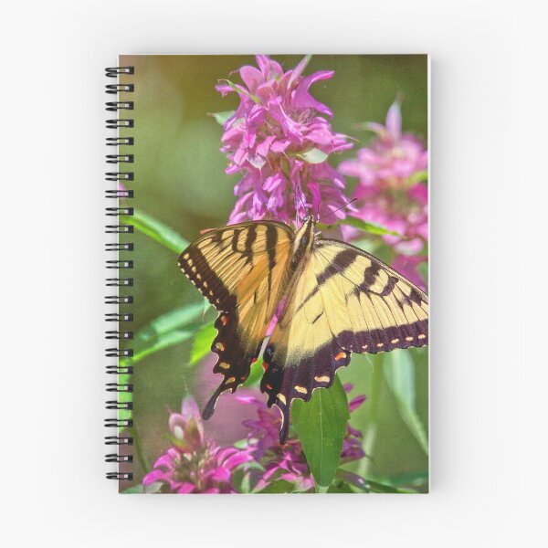 Item preview, Eastern Tiger Swallowtail Pollinating Bee Balm designed and sold by Thymely.