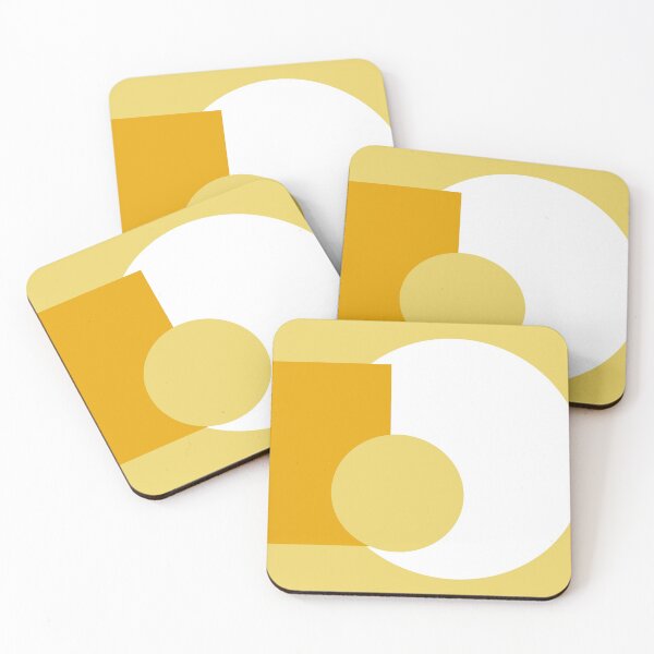 Item preview, Yellow and white shapes  designed and sold by HTPOP.