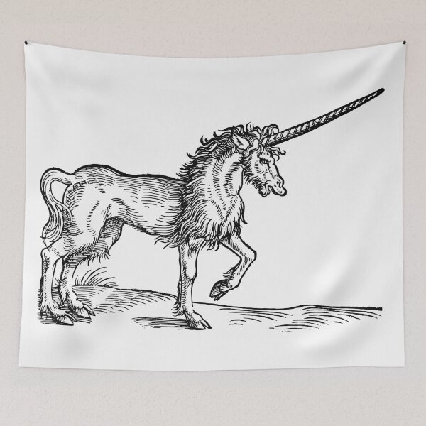 Item preview, Unicorn (Conrad Gessner, 1551) designed and sold by KaosMagik.