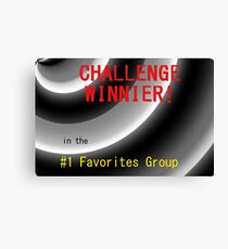 Challenge Winner Canvas Print