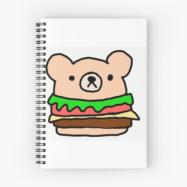 Item preview, cute bear burger designed and sold by dreamycrafts.