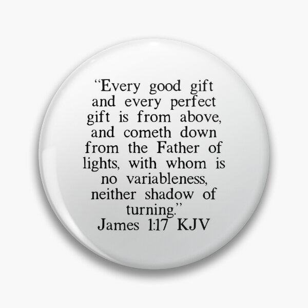 Item preview, James 1:17 KJV designed and sold by IBMClothing.