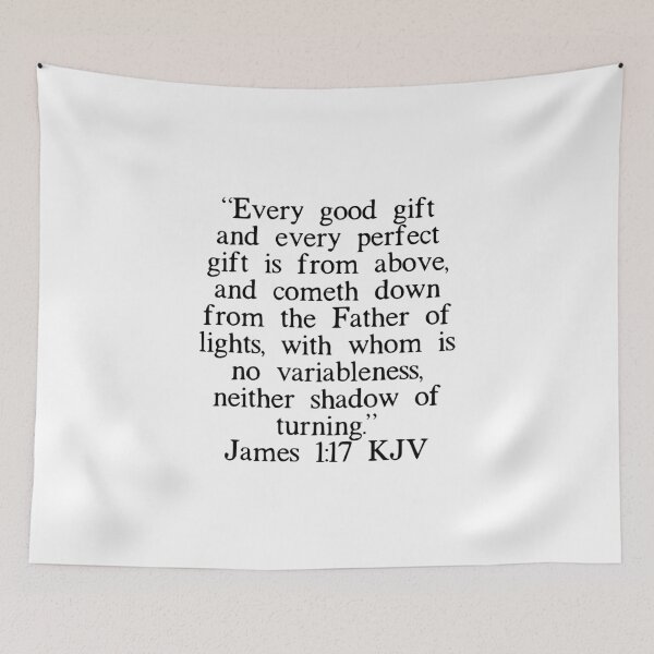Item preview, James 1:17 KJV designed and sold by IBMClothing.