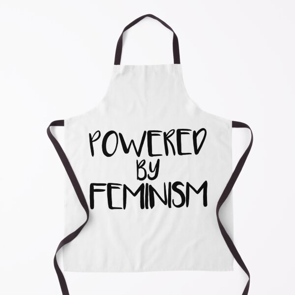 Item preview, POWERED BY FEMINISM feminist text slogan designed and sold by MacPean.