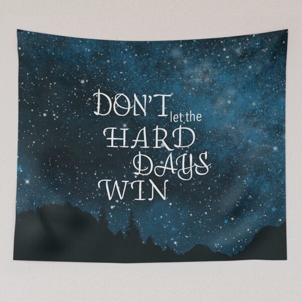 Item preview, Don't let the hard days win - Sarah J Maas  designed and sold by runnerdemigod.