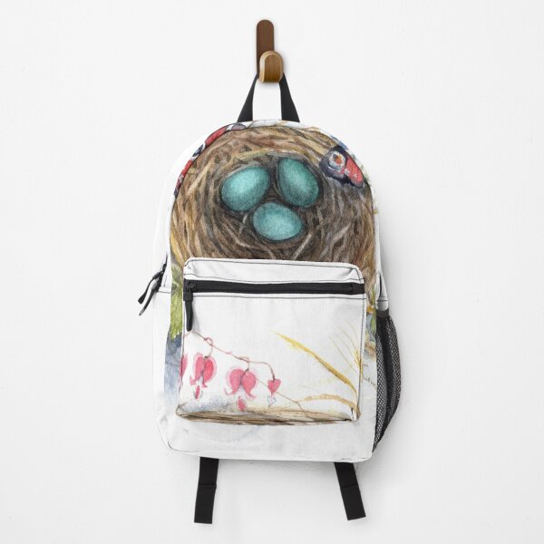 Item preview, Robin Eggs Nest with Butterfly designed and sold by Goosi Art.