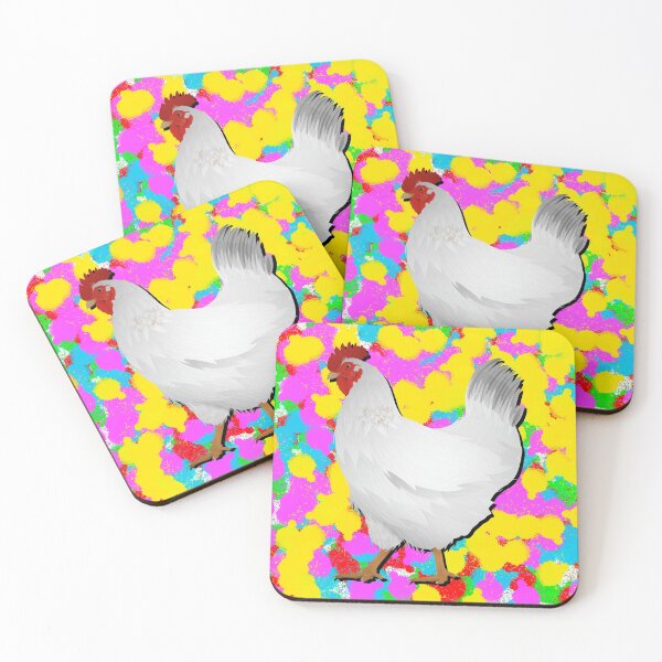 Item preview, Chicken Pop Colour/Color Tie Dye Background Funky Indie designed and sold by IBMClothing.