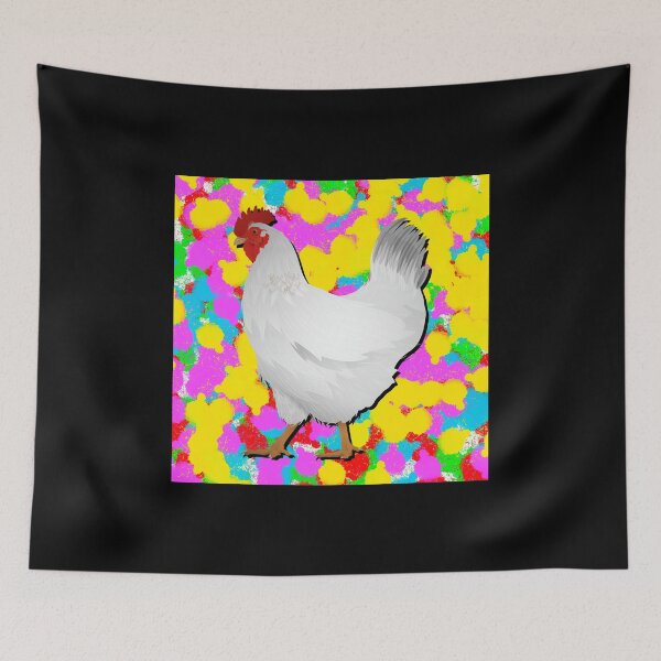 Item preview, Chicken Pop Colour/Color Tie Dye Background Funky Indie designed and sold by IBMClothing.