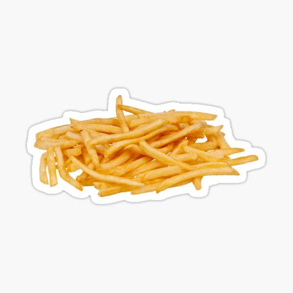 French Fries Stickers For Sale Redbubble