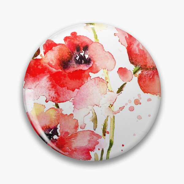 Item preview, Red Poppy - Modern Watercolor designed and sold by Wollhuhn.