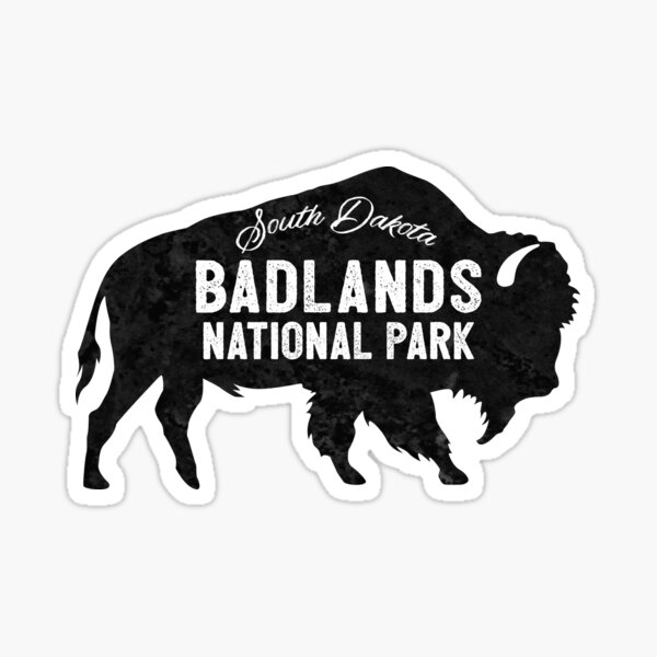 Item preview, Badlands National Park South Dakota American Bison Buffalo designed and sold by Travel Time.