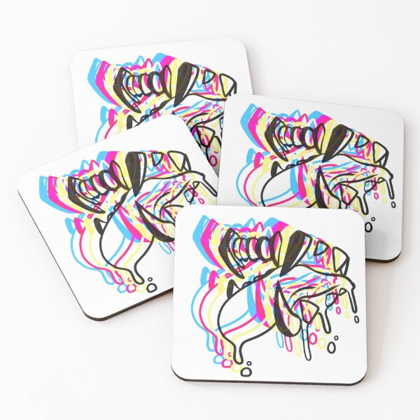 Item preview, Socialist Teeth (CMYK) designed and sold by DesolateSpaceTV.